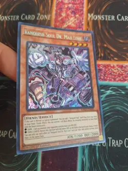 Yugioh Vanquish Soul Dr. Mad Love RA04-EN045 Secret Rare 1st Edition Near Mint - Image 2