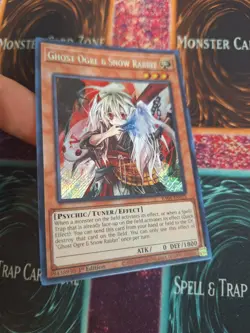 Yugioh Ghost Ogre & Snow Rabbit RA04-EN015 Secret Rare 1st Edition Near Mint - Image 2