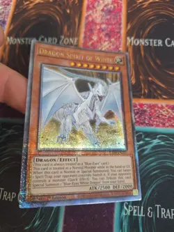 Yugioh Dragon Spirit of White RA04-EN265 Quarter Century Secret Rare 1st Ed NM - Image 2