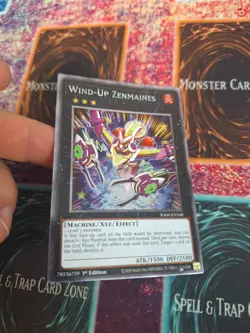 Yugioh Wind-Up Zenmaines RA04-EN168 Platinum Secret Rare 1st Edition Near Mint - Image 2