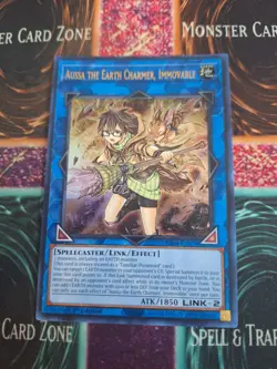 Yugioh Aussa the Earth Charmer, Immovable RA04-EN078 Ultra Rare 1st Edition NM - Image 1