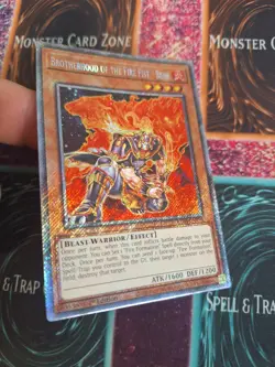 Yugioh Brotherhood of the Fire Fist - Bear RA04-EN198 Platinum Secret 1st Ed NM - Image 2
