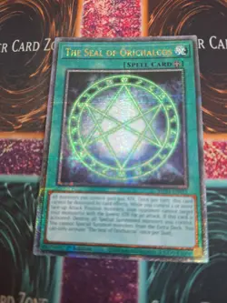 Yugioh The Seal of Orichalcos MP24-EN015 Quarter Century Secret 1st Edition NM - Image 1
