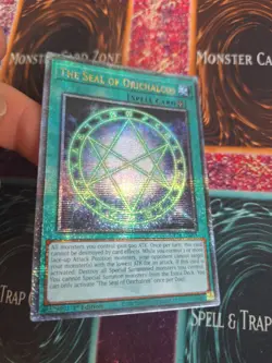Yugioh The Seal of Orichalcos MP24-EN015 Quarter Century Secret 1st Edition NM - Image 2