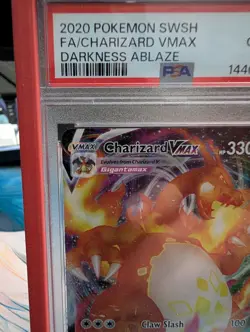 2020 Pokemon SWSH03 Darkness Ablaze #020/189 Charizard VMAX Holo PSA 10 - Image 2