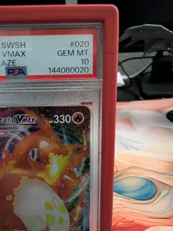 2020 Pokemon SWSH03 Darkness Ablaze #020/189 Charizard VMAX Holo PSA 10 - Image 3