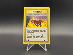 Cinnabar City Gym 113/132 1st Edition | Gym Challenge Pokemon Vintage WOTC - LP - Image 1
