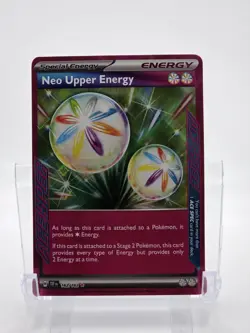Neo Upper Energy 162/162 Ace Spec Temporal Forces Pokemon TCG - Image 1
