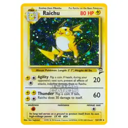 Pokemon - Base - Base Set 2 - Raichu - 16/130 LP - Image 1