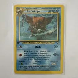 Pokemon TCG Kabutops 25/75 Fossil Rare 1st Edition Regular English 90 HP Masago - Image 1