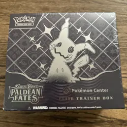 Pokemon Center Exclusive Paldean Fates Elite Trainer Box FACTORY SEALED PC ETB - Image 1