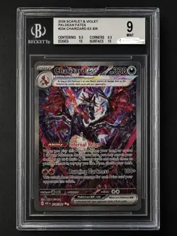 Charizard EX Sir 234/091 Paldean Fates BGS 9 Pokemon - Image 1