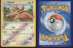 SLAKOTH 113/168 COMMON CELESTIAL STORM POKEMON REVERSE HOLO NEAR MINT - Image 4