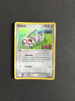 Pokemon TCG Slakoth 63/108 EX Power Keepers Reverse Holo Stamped Common Nintendo - Image 1