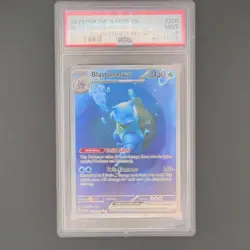 Pokemon 2023 Scarlet & Violet 151 EN Blastoise ex 200/165 Holo PSA 9 SIR - Image 1