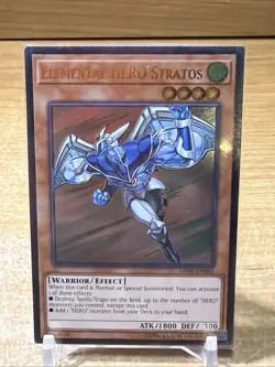 Yugioh - Elemental Hero Stratos OP09-EN001 Ultimate Rare - Image 1