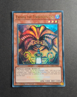 Yugioh Exodia the Forbidden One 25LP-EN000 Emblazoned Ultra Rare Stamped Limited - Image 1
