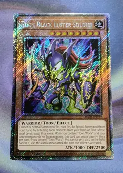 ** TOON BLACK LUSTER SOLDIER ** (PLATINUM SECRET RARE) PSR RA03-EN272 YUGIOH! NM - Image 1