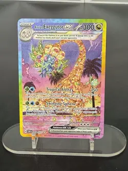 Alolan Exeggutor EX 242/191 SV08: Surging Sparks Pokemon Card NM 🔥 - Image 3