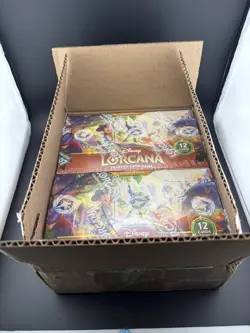 Disney Lorcana Wilds Unknown 4 x Booster Boxes with Original Case Box Unsealed - Image 2