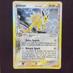 Jolteon 7/113 HOLO Rare✨EXCELLENT✨EX Delta Species Pokemon Card TCG - Image 1