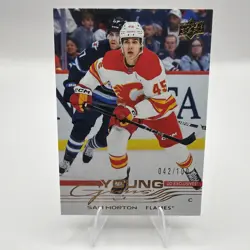 2025-26 Upper Deck Series 1 Sam Morton UD Exclusives /100 #215 - Image 1