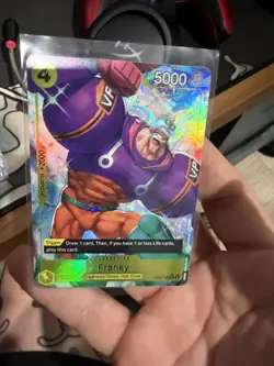 One Piece Franky (Parallel) OP07-107 500 Years in the Future Alt Art English - Image 1