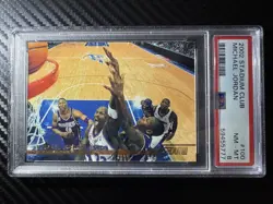 2002-03 Topps Stadium Club - Michael Jordan #100 PSA 8 NM-MT - Image 1