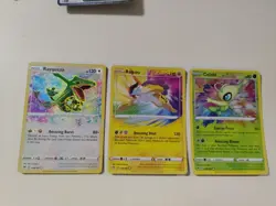 Pokemon TCG Rayquaza Celebi and Raikou Art Card Set of 3 - Image 2