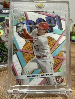 2023 Topps Pristine Shohei Ohtani Oh Snap! REFRACTOR #OS-13 Die-Cut SP Angels - Image 1
