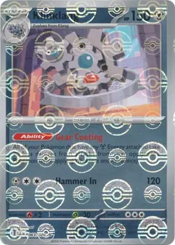 Klinklang 063/086 Poke Ball Holo Black Bolt BLK English Pokemon Card NM - Image 1