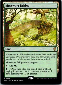 Mosswort Bridge R Commander: Bloomburrow 317 NM NM-LP - Image 1