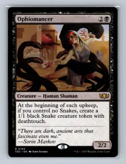 Ophiomancer 193 Regular Commander: Tarkir: Dragonstorm Magic: The Gathering NM - Image 1