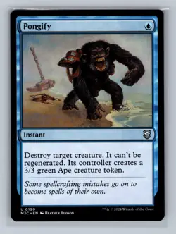 Pongify 190 Regular Commander: Modern Horizons 3 Magic: The Gathering NM - Image 1