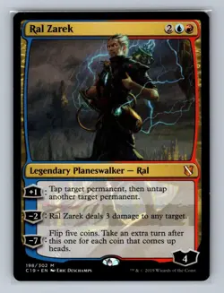 Ral Zarek 198 Regular Mythic Commander 2019 Magic: The Gathering Lightly Played - Image 1
