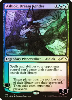 MTG FOIL Ashiok, Dream Render - Secret Lair Drop #SECRET_SLD_528 - Image 1