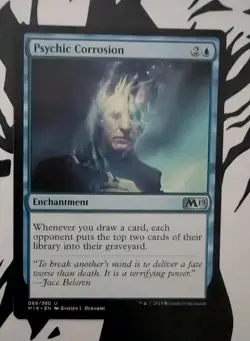 MTG M19 Uncommon PSYCHIC CORROSION NM - Image 1
