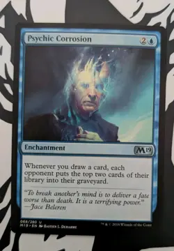 MTG M19 Uncommon PSYCHIC CORROSION NM - Image 2