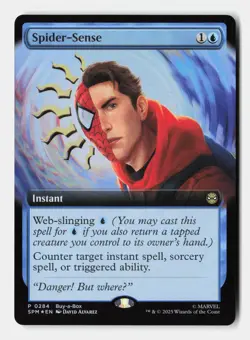 Spider-Sense (Extended Art) 284 Buy-A-Box Promos Magic: The Gathering Foil NM - Image 1