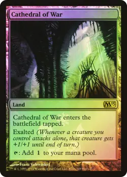MTG FOIL Cathedral of War (Buy-a-Box) - Promo #221 - Image 1