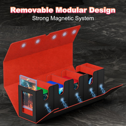 5 in 1 Card Deck Box with Commander Display, Holds 800+ Cards, Includes 35Pt Mag - Image 4