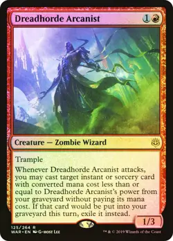 MTG FOIL Dreadhorde Arcanist - War of the Spark #125 - Image 1