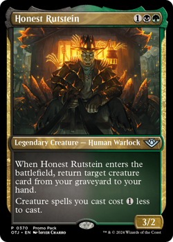 Honest Rutstein (Promo Pack) [Outlaws of Thunder Junction Promos] Near Mint - Image 1