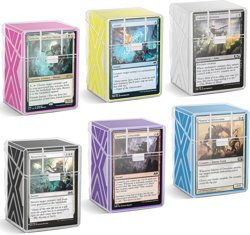 6-Pack Deck Box Set with Card Sleeves & Divider. Commander Deck Organizer Compat - Image 1