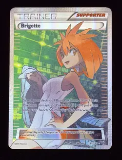 (NM) Brigette (Full Art) 161/162 Breakthrough Holo Pokemon TCG English - Image 2