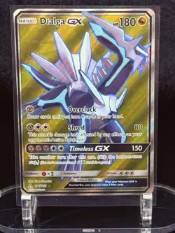 (NM) Dialga GX (Full Art) 146/156 Sm-Ultra Prism Holo Pokemon TCG English - Image 1