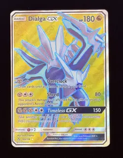 (NM) Dialga GX (Full Art) 146/156 Sm-Ultra Prism Holo Pokemon TCG English - Image 2