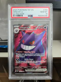 2024 Pokemon Temporal Forces Gengar ex 193/162 PSA 10 - Image 3