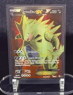 (NM) Tyranitar EX (91 Full Art) 91/98 XY - Ancient Origins Holo Pokemon TCG - Image 1