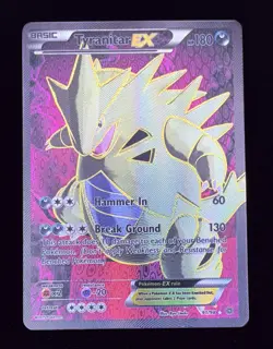 (NM) Tyranitar EX (91 Full Art) 91/98 XY - Ancient Origins Holo Pokemon TCG - Image 2